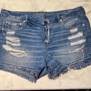 American Eagle Tomgirl Midi Shorts